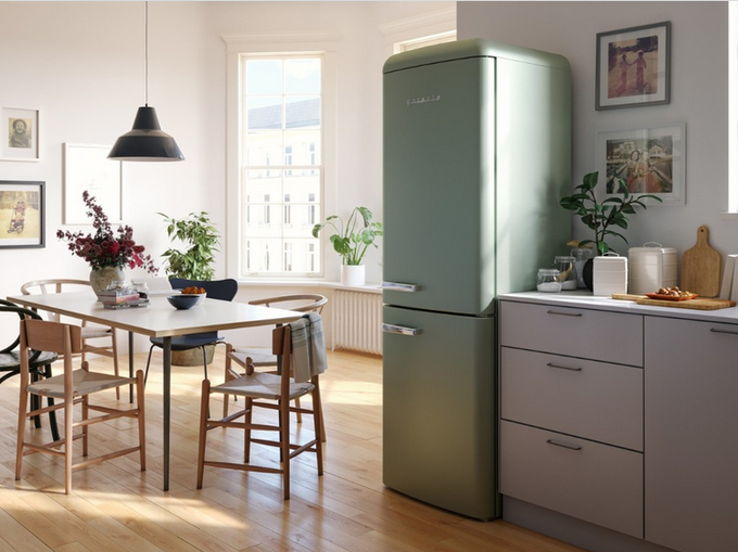 Legendarni Volkswagnov "bulli" je leta 2016 navdihnil ekskluzivno podobo hladilnika Gorenje Retro Special edition. Hladilniki iz linije Retro so kombinacija osupljivega vintage dizajna in napredne tehnologije. | Foto: Gorenje