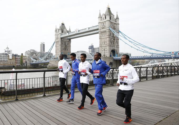 To so najboljši maratonci, ki bodo letos nastopili v Londonu. | Foto: Reuters