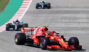 Räikkönen slavi prvič po petih letih, Hamilton še ni prvak