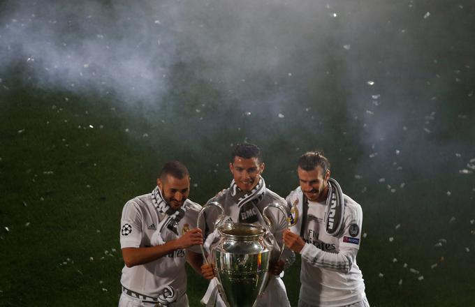 Gareth Bale, Karim Benzema in Cristiano Ronaldo sestavljajo trojec BBC. | Foto: Reuters