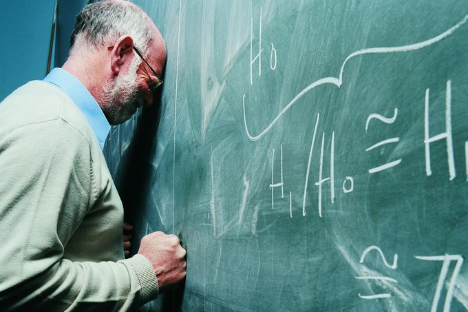 To ne pomeni, da 26-letni doktor matematike ne zna računati bolje, a 50-letniki so v povprečju najboljši pri sprotnem hitrem računanju. Klik za študijo. | Foto: Thinkstock