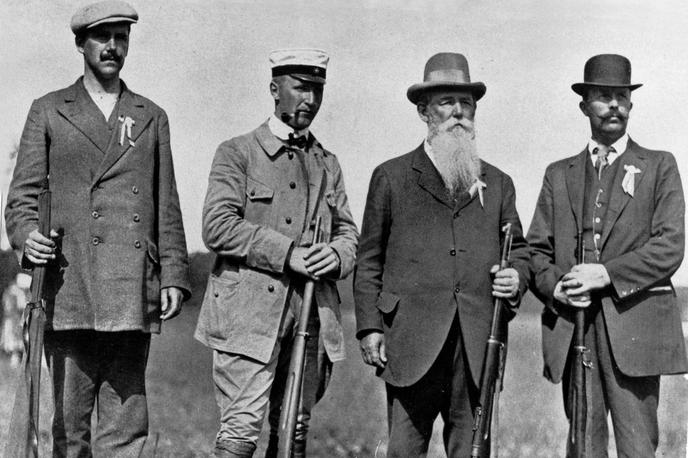 Oscar Swahn | Oscar Swahn (drugi z desne) na OI 1912. | Foto Guliverimage