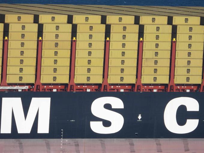 MSC Nicola Mastro tovorna ladja Trst | Foto: Kristijan Bračun