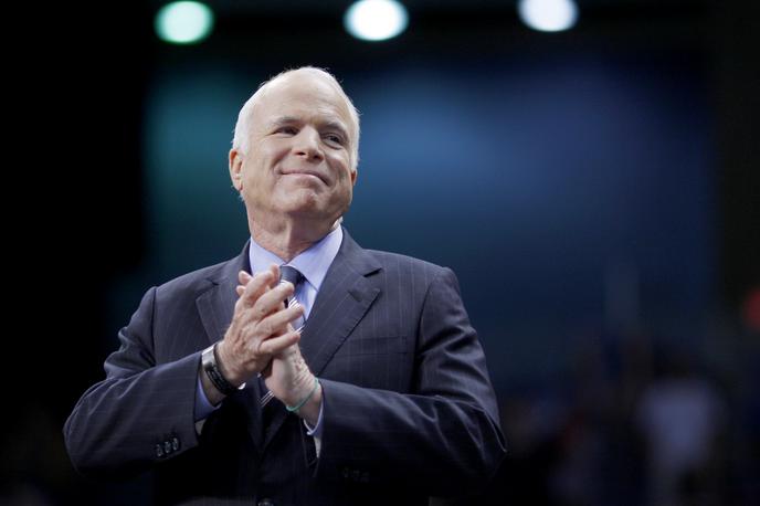 John McCain | Pokojni ameriški senator John McCain in ameriški predsednik Donald Trump nista bila v najboljših odnosih. | Foto Reuters