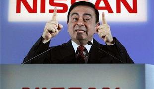 Ghosn na čelu Nissana zaslužil 8,4 milijona evrov