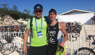 Mladi slovenski triatlonski up navdušil na svetovnem prvenstvu