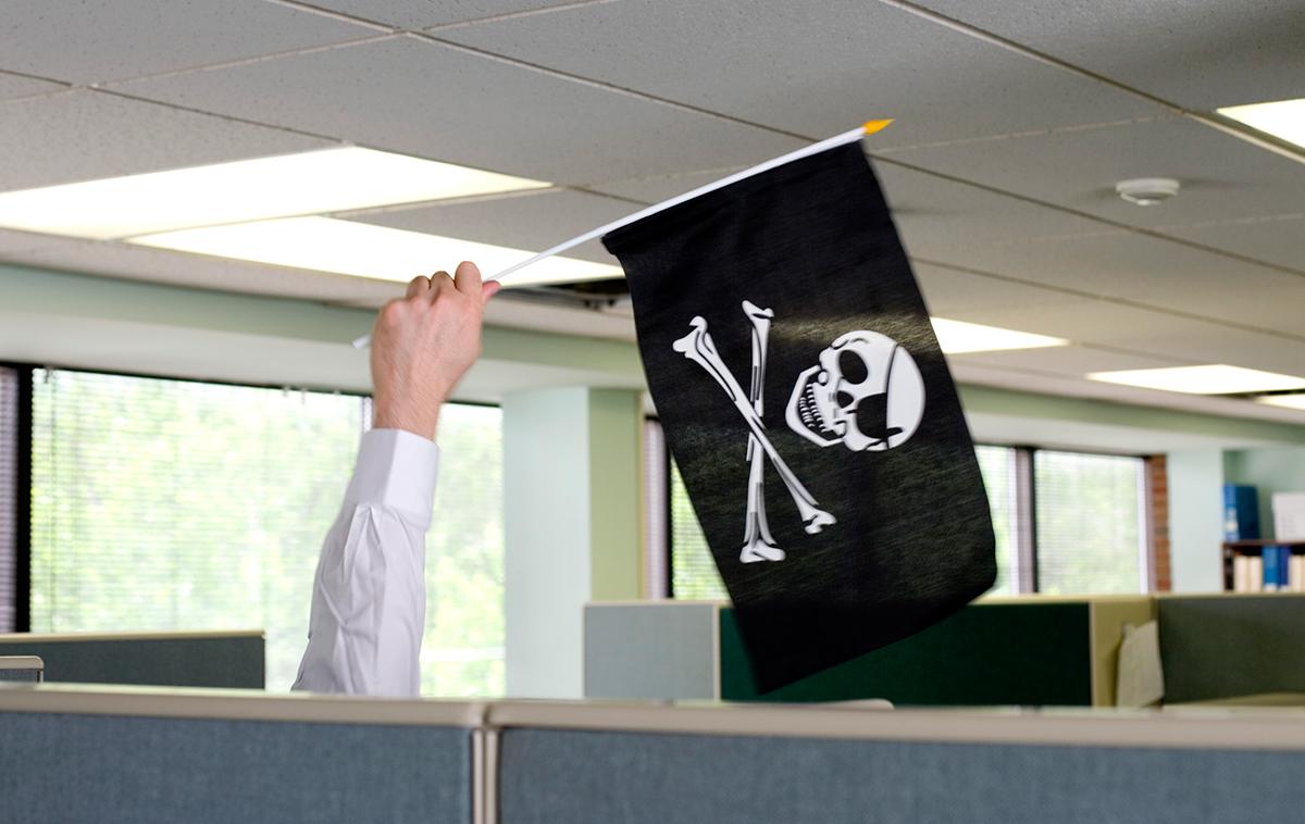 pirat, piratska zastava, zastava | Foto Thinkstock