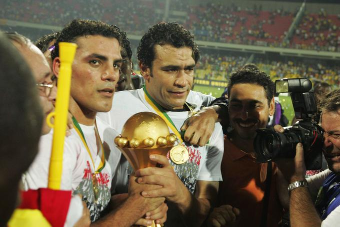 V letih 2006, 2008 in 2010 je z Egiptom postal afriški prvak. | Foto: Getty Images