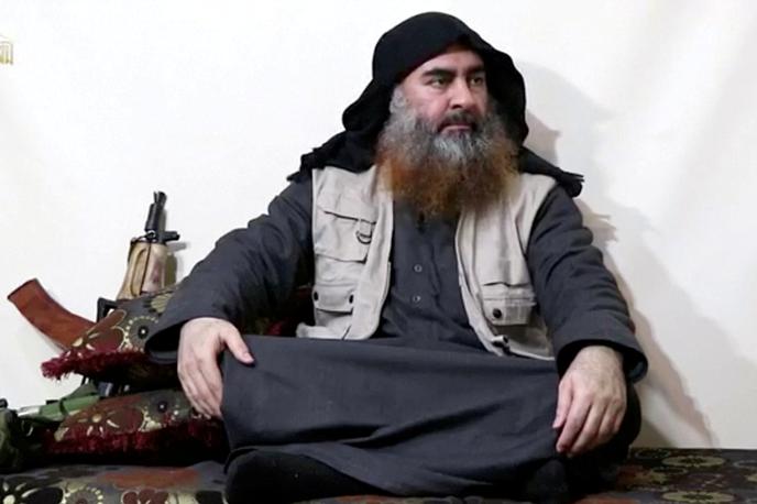 Al Bagdadi | Vodja IS Abu Bakr Al Bagdadi se je oglasil po padcu zadnjega oporišča teroristov na vzhodu Sirije. | Foto Reuters