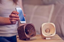 Trije Primorci na Kickstarter s Troblo, lesenim ojačevalnikom zvoka za pametne telefone