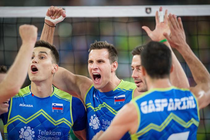 Slovenci se bodo za finale s Poljaki udarili v četrtek ob 20.30. | Foto: Saša Pahič Szabo/Sportida