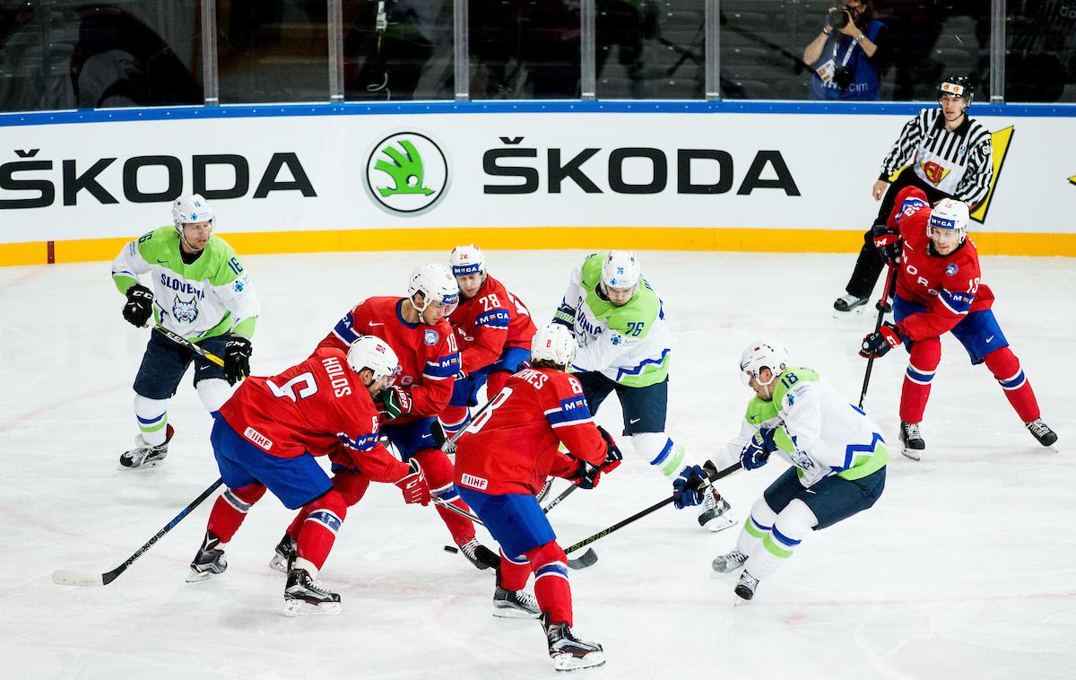 slovenska hokejska reprezentanca Slovenija Norveška risi | Foto Vid Ponikvar