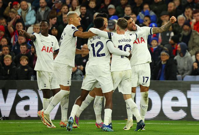 Tottenham je na desetih tekmah osemkrat zmagal, dvakrat je remiziral. | Foto: Reuters