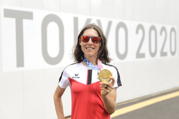 Anna Kiesenhofer | Olimpijski prvakinji v cestnem kolesarstvu Anni Kiesenhofer se je po senzacionalni zmagi v Tokiu korenito spremenilo življenje.  | Foto Guliverimage