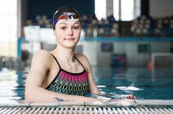 Katja Fain prvič plavala v morju in osvojila 13. mesto