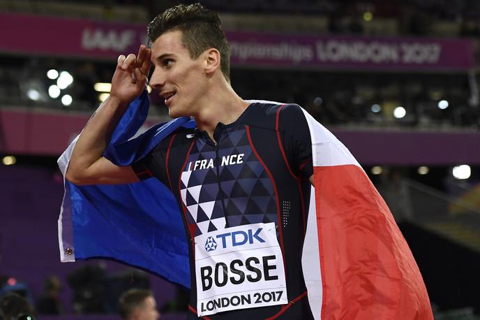 Pierre_Ambroise Bosse | Francoski atlet Pierre-Ambroise Bosse, svetovni prvak v teku na 800 m iz leta 2017, je dobil enoletno prepoved nastopanja. | Foto Reuters