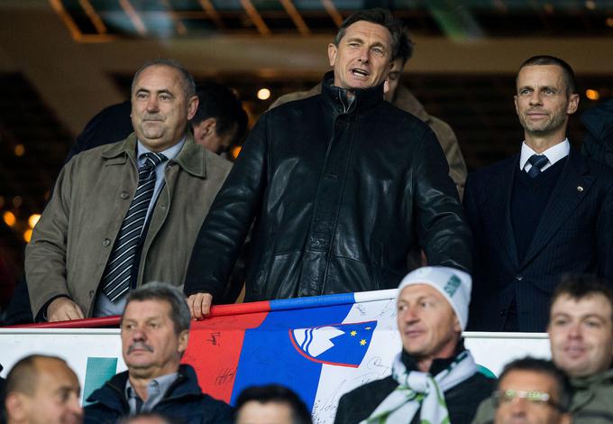 Radenko Mijatović (levo) bo do 15. decembra vršilec dolžnosti predsednika NZS. Bo za tem nasledil Aleksandra Čeferina (desno), ki vodi Evropsko nogometno zvezo (Uefa)?  | Foto: Vid Ponikvar