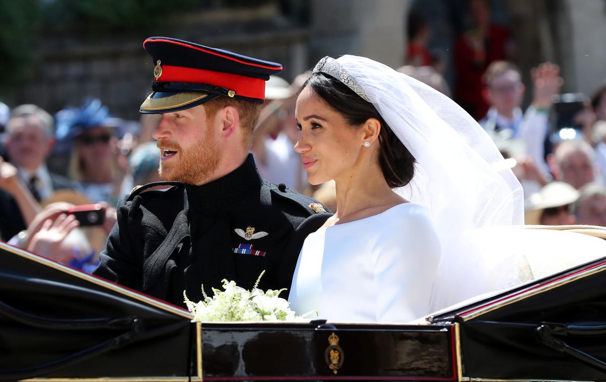 princ Harry, Meghan Markle | Njuna poroka se je zgodila takrat, ko je to videl ves svet: 19. maja 2018. | Foto Reuters