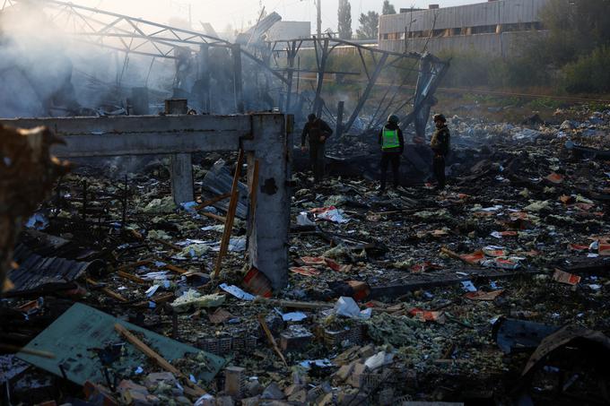 Posledice napada na Kijev. | Foto: Reuters