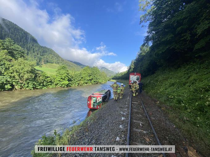 Nesreča vlak Avstrija | Foto: feuerwehr-tamsweg.at