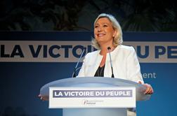 Marine Le Pen ni uspelo, rekordno nizka udeležba