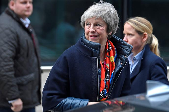 Theresa May | Britanska premierka Theresa May naj bi v petek odstopila s položaja britanske premierke. | Foto Reuters