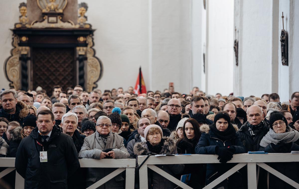 Pogreb Gdansk | Pogreba se je udeležilo več kot tri tisoč ljudi. | Foto Reuters