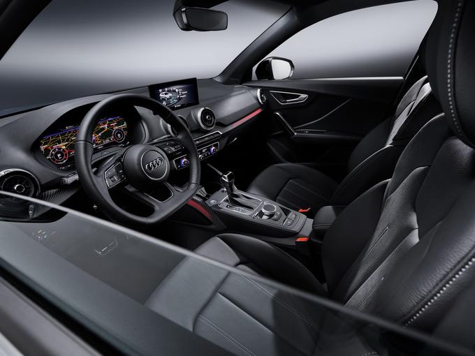 Pri Q2 so novosti v notranjosti vezane na manjše popravke in izboljšave, več je novosti pri tehnoloških  bonbončkih. | Foto: Audi