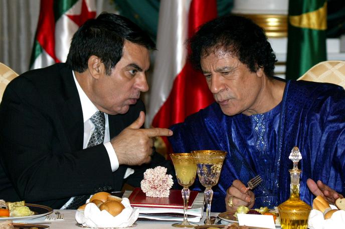 Zine El Abidine Ben Ali in Moamer Gadafi | Foto Reuters