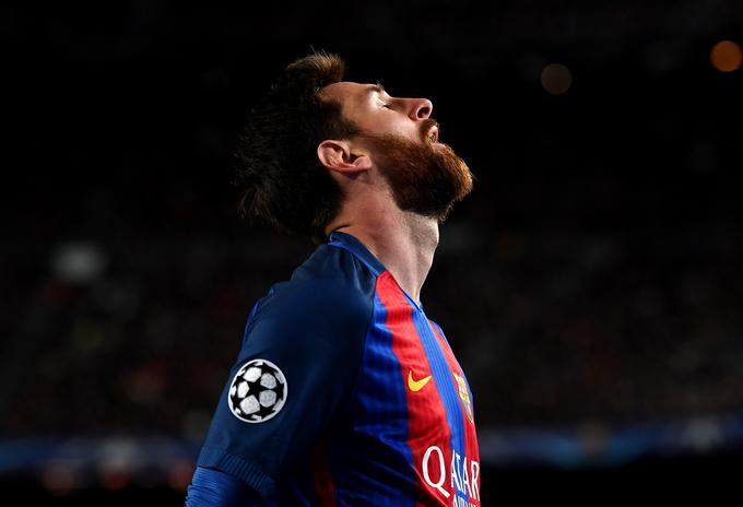Lionel Messi je na tekmi petkrat zgrešil cilj, vrata Juventusa. To se mu je v ligi prvakov nazadnje zgodilo pred šestimi leti, ko je proti BATE Borisovu zapravil šest priložnosti. | Foto: Guliverimage/Getty Images