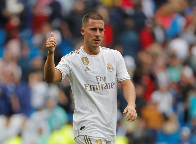 Eden Hazard je odigral prve minute v majici Reala na uradni tekmi. | Foto: Reuters