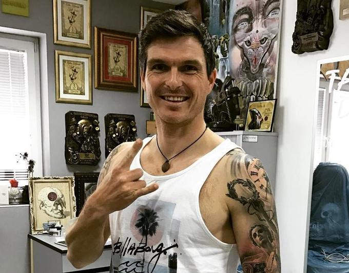Po olimpijskih igrah v Riu de Janeiru se je Peter Kauzer dal tetovirati. | Foto: Osebni arhiv
