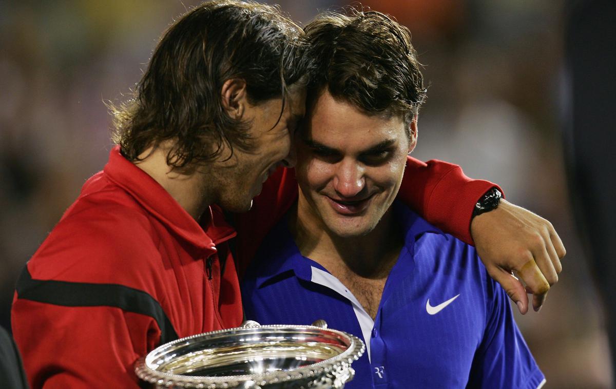 Rafael Nadal in Roger Federer | Foto Guliver/Getty Images