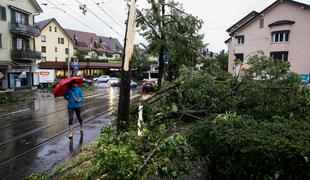 Huda neurja pustošila po srednji Evropi. Meteorologi svarijo: ni še konec. #video