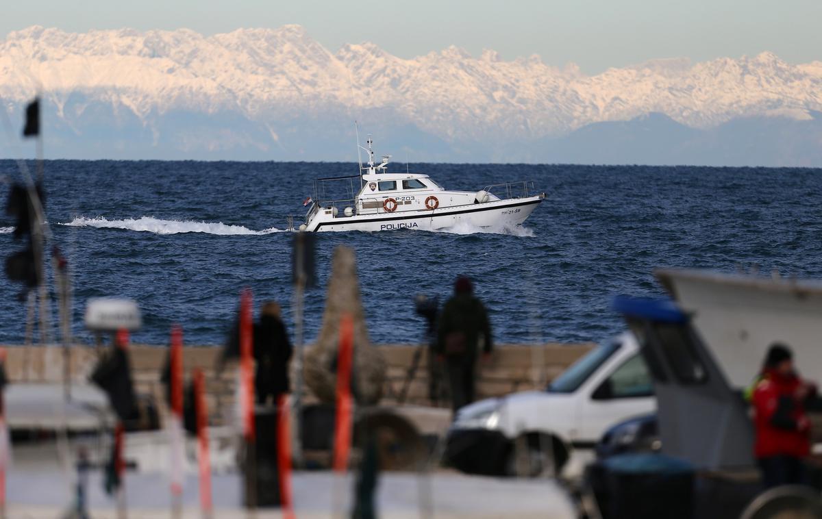 Arbitraža | Hrvaški policijski čoln v Piranskem zalivu. | Foto Reuters