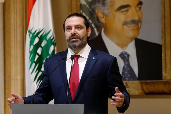 V odgovor na zahteve protestnikov je premier Saad Hariri minuli teden predsedniku države že ponudil svoj odstop. | Foto: Reuters