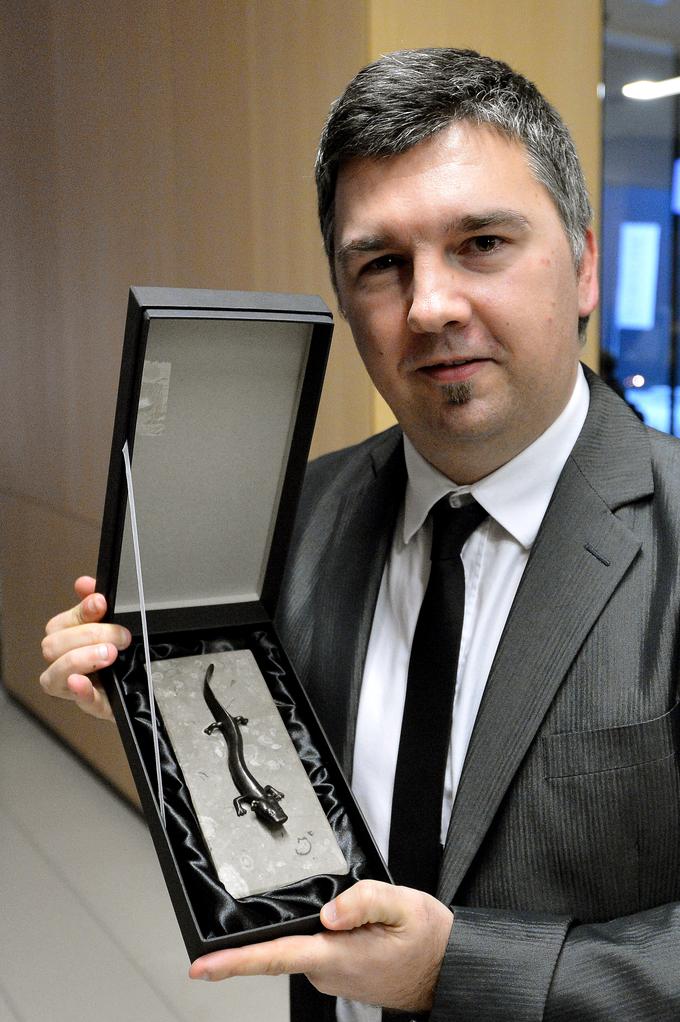 Lovro Peterlin je dobitnik nagrade mladi manager leta 2013. | Foto: STA ,