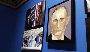 George W. Bush razstavlja portrete svetovnih voditeljev (foto)