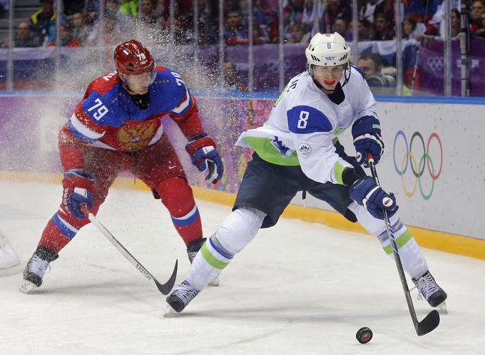 Slovenska hokejska reprezentanca bo del priprav na majsko svetovno prvenstvo opravila v Rusiji, kjer se pomerila tudi z zbornajo komando. | Foto: Reuters