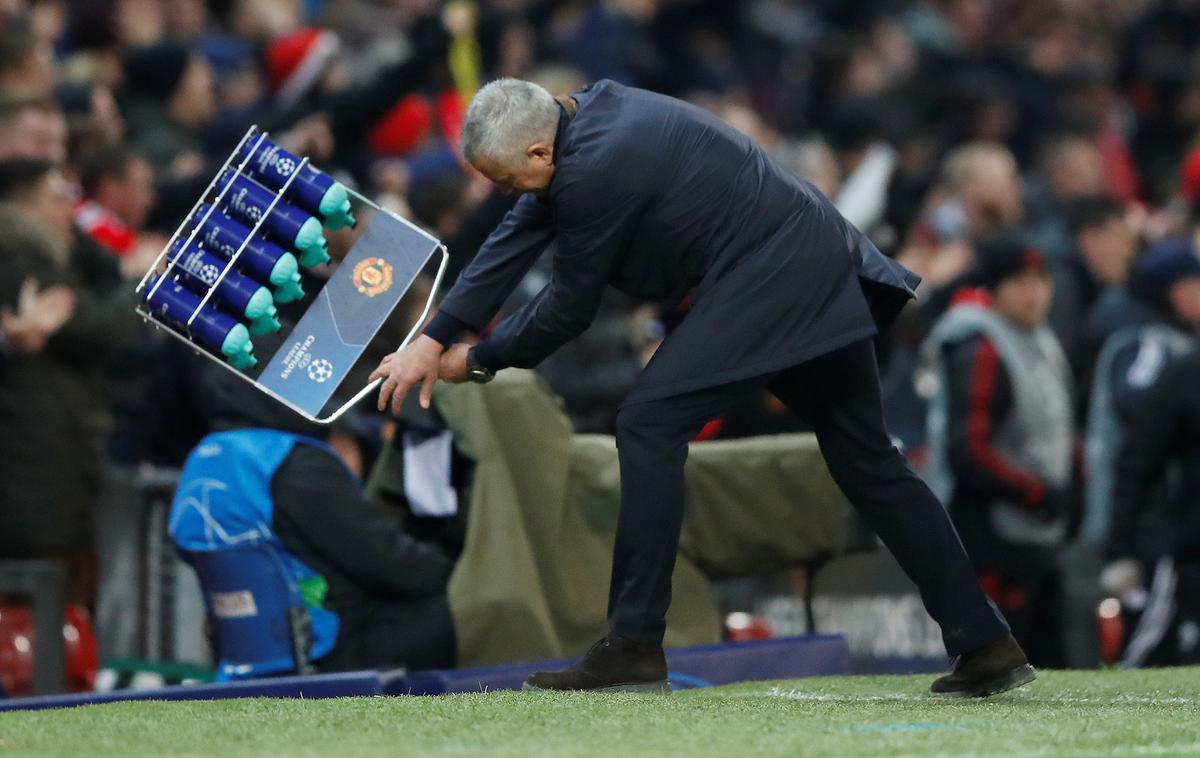 Jose Mourinho | Jose Mourinho si je dal duška po zmagovitem zadetku Uniteda. | Foto Reuters