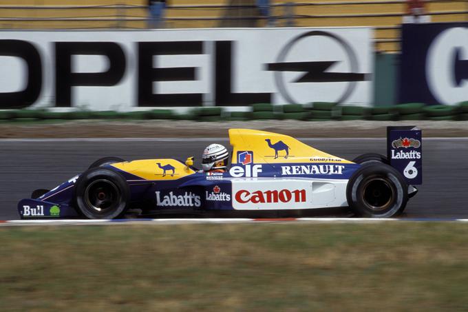 Ni pa prve zmage z Neweyjevim Williamsom dosegel Mansell, temveč Ricciardo Patrese. | Foto: Guliverimage