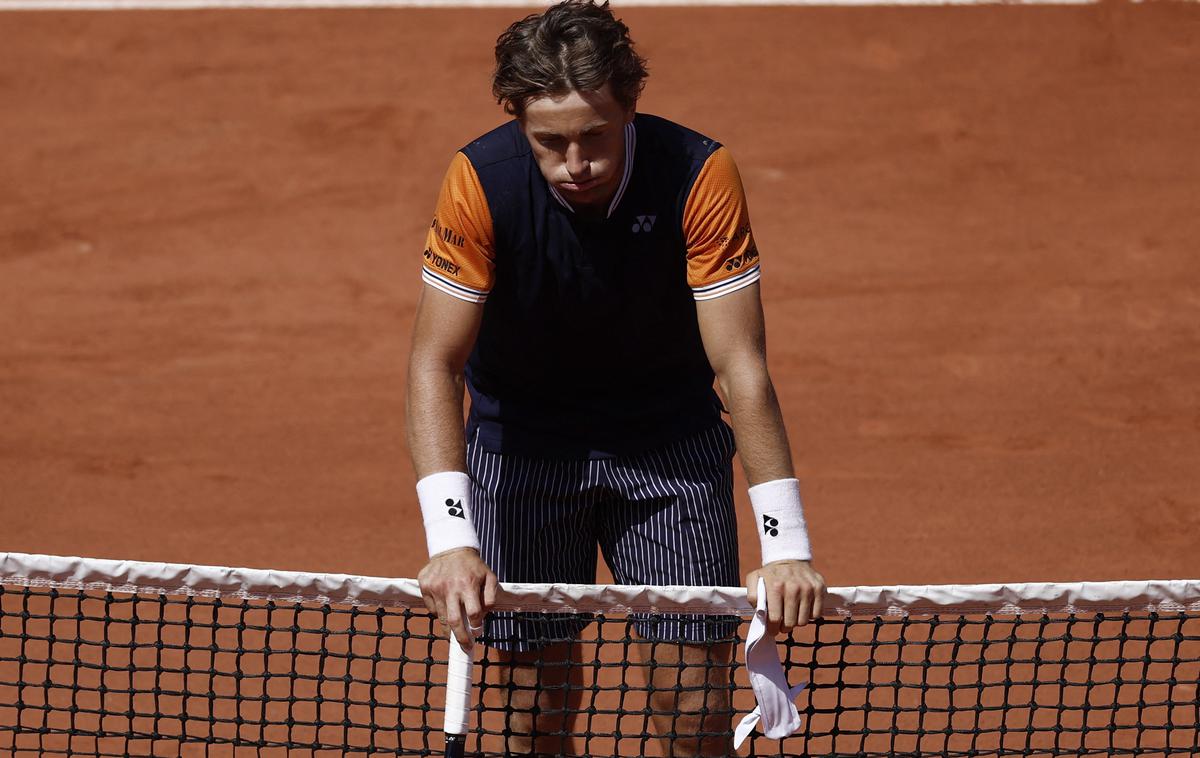 Casper Ruud OP Francije | Casper Ruud se je v osmini finala Rolanda Garrosa pošteno namučil z Nicolasom Jarryjem. | Foto Reuters