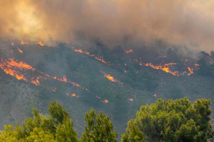 Rodos, požar, Grčija | Foto Reuters