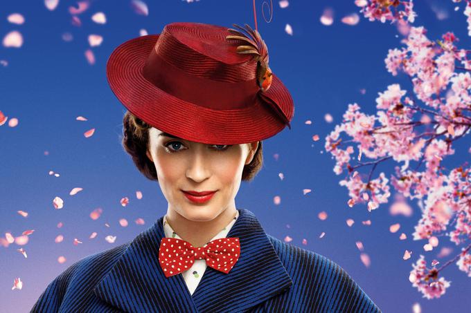 Emily Blunt se je s svojo najnovejšo vlogo, naslovnim likom muzikala Mary Poppins se vrača, že šestič potegovala za zlati globus, enega pa je tudi prejela. | Foto: 