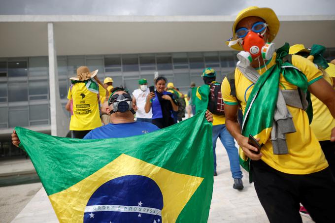 Vdor na območje kongresa v Brasilii | Foto: Reuters