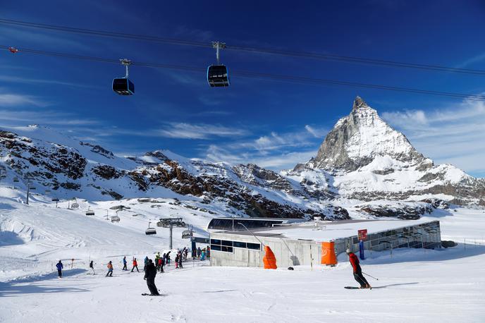 smučanje Matterhorn | Svetovni pokal v alpskem smučanju prihaja na ledenik pod Matterhornom. | Foto Reuters