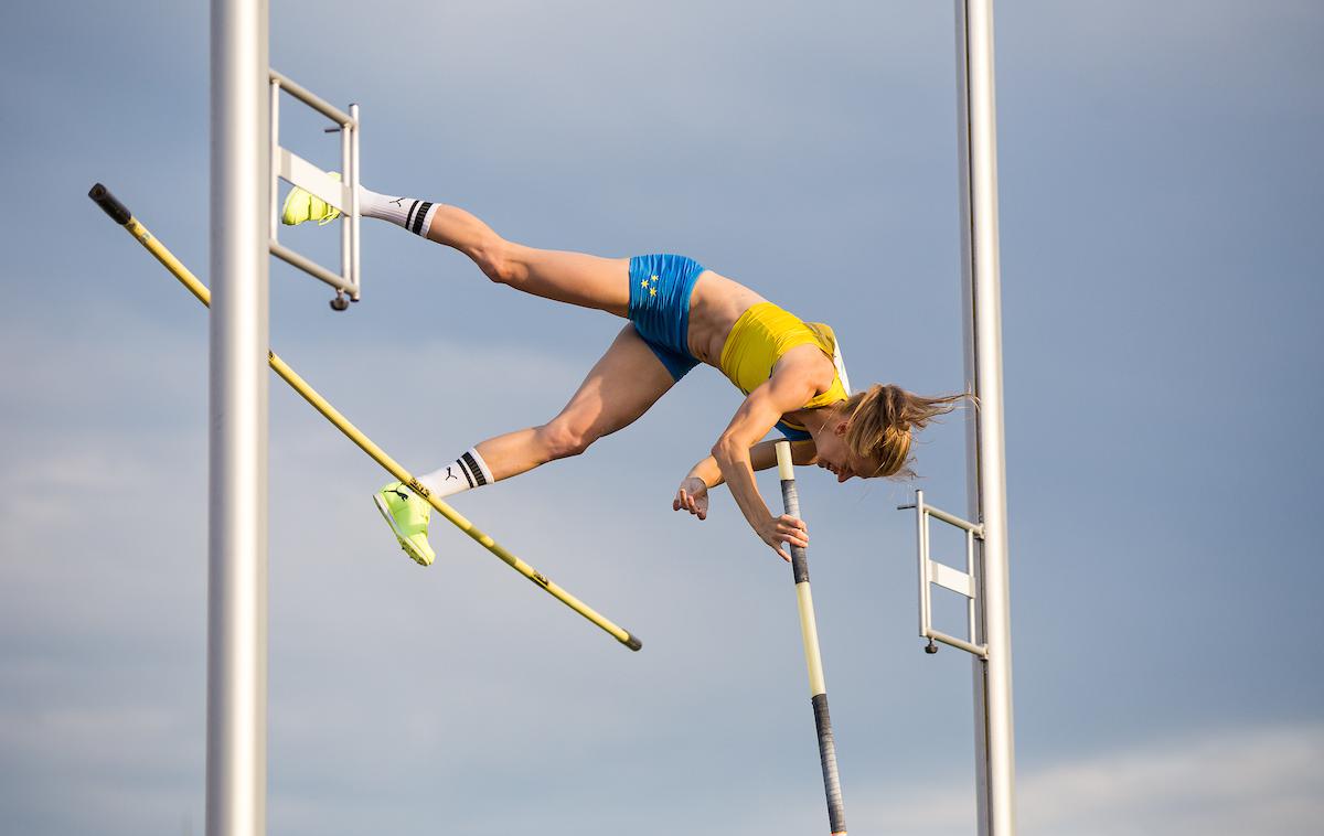 Tina Šutej | Tina Šutej v skoku s palico preskočila 4,65 m in potrdila dobro formo pred olimpijskimi igrami v Tokiu. | Foto Peter Kastelic/ Sportida