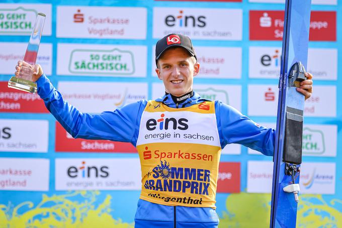 Halvor Egner Granerud je zanesljivi zmagovalec poletne velike nagrade.  | Foto: Sportida