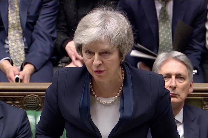 Theresa May | Velika Britanija bo EU zapustila najkasneje do konca letošnjega oktobra. Na fotografiji britanska premierka Theresa May. | Foto Reuters
