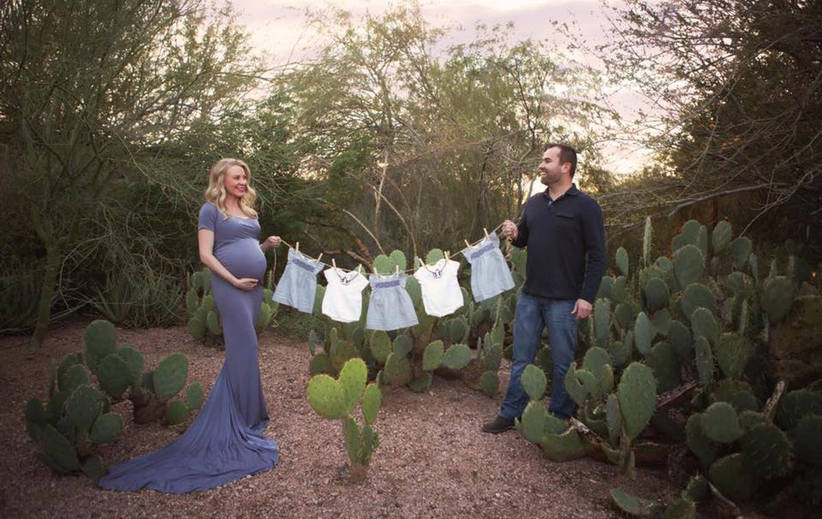 Jamie Scott noseča s peterčki | Foto Facebook